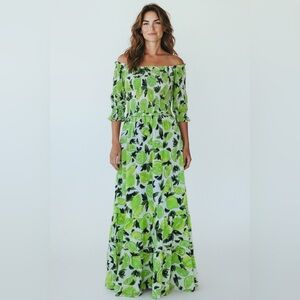 STEVE MADDEN Lime Print Dress